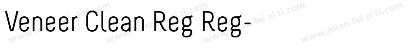 Veneer Clean Reg Reg字体转换